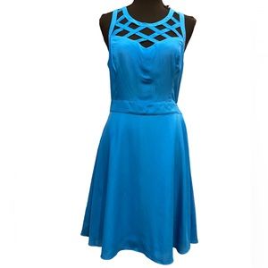 Woman’s royal blue Guess dress